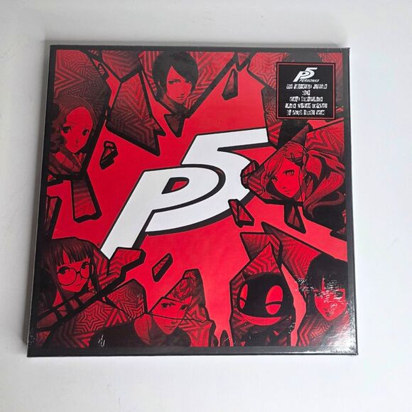 Persona 5 Vinyl Soundtrack - Essential Edition iam8bit Box Set 4LP - NEW SEALED - Picture 1 of 6